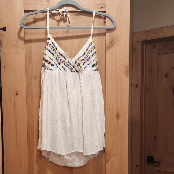2000's Vintage Babydoll American Eagle white  cottagecore y2k coquette - Picture 1 of 6